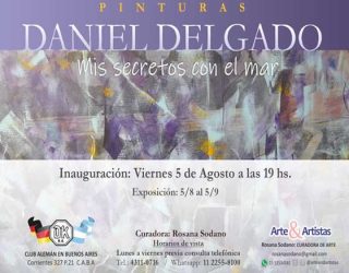 Vernissage de la muestra de Daniel Delgado