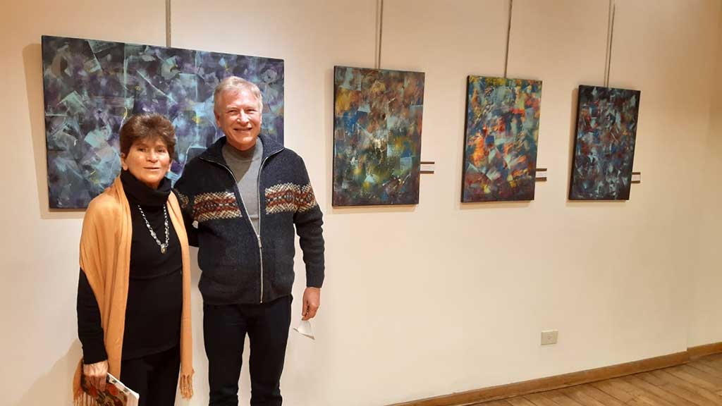 Daniel Delgado pinturas - Vernissage en el Club Aleman 05-08-22