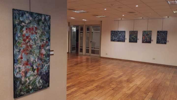 Daniel Delgado pinturas - Vernissage en el Club Aleman 05-08-22